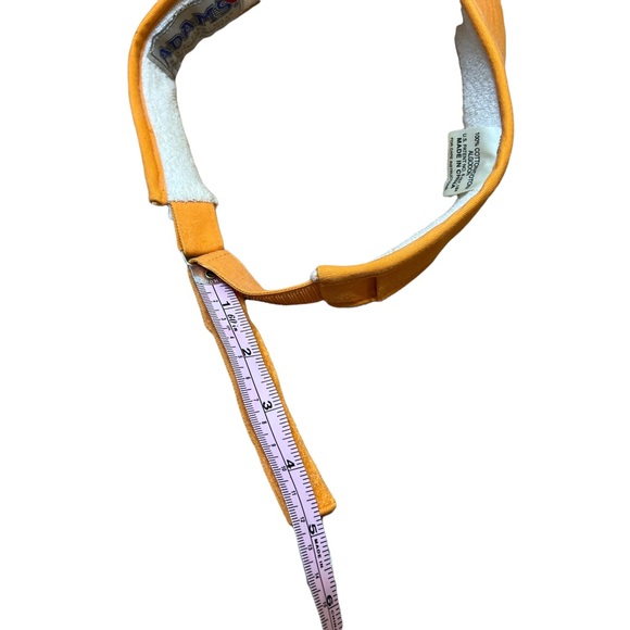 Ocean Yachts Visor Womens Hat 2004 Yellow Orange Y2K Era Nearly Vintage Age - Picture 5 of 8